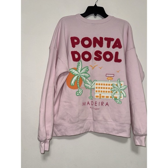 Wild Fable Women's Oversized Graphic Pullover Sweatshirt, M - Light Pink - Picture 14 of 14